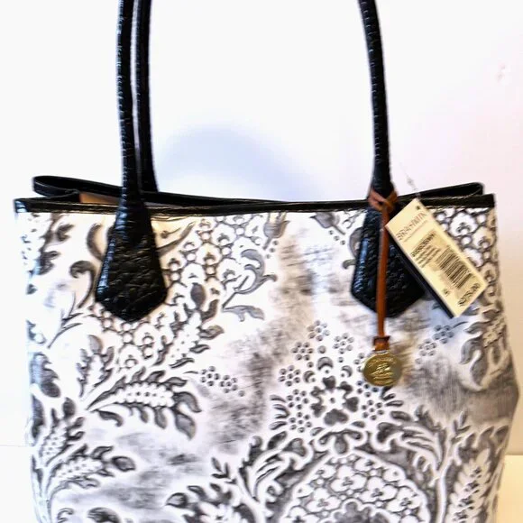 Brahmin Bags Brahmin Anytime Tote White Damask Poshmark
